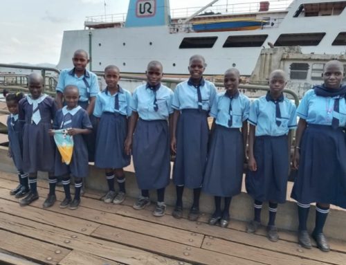 Scholarship girls visit Port Bell